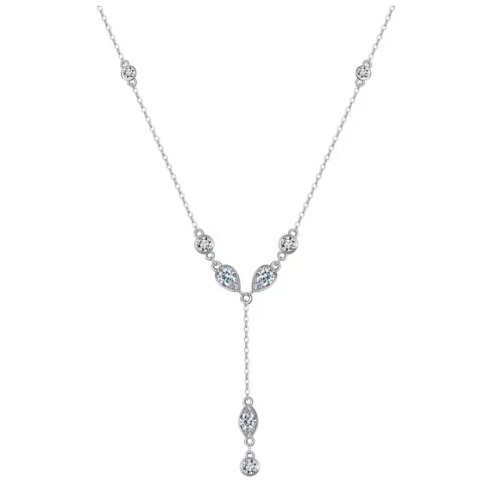 Orsa Juwelen Choker Halskette aus 925 Sterling Silber mit Zirkonia