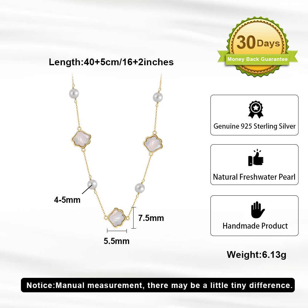 Aurea Muschel Halskette – Goldene Muschel Anhänger Kette mit maritimem Charme